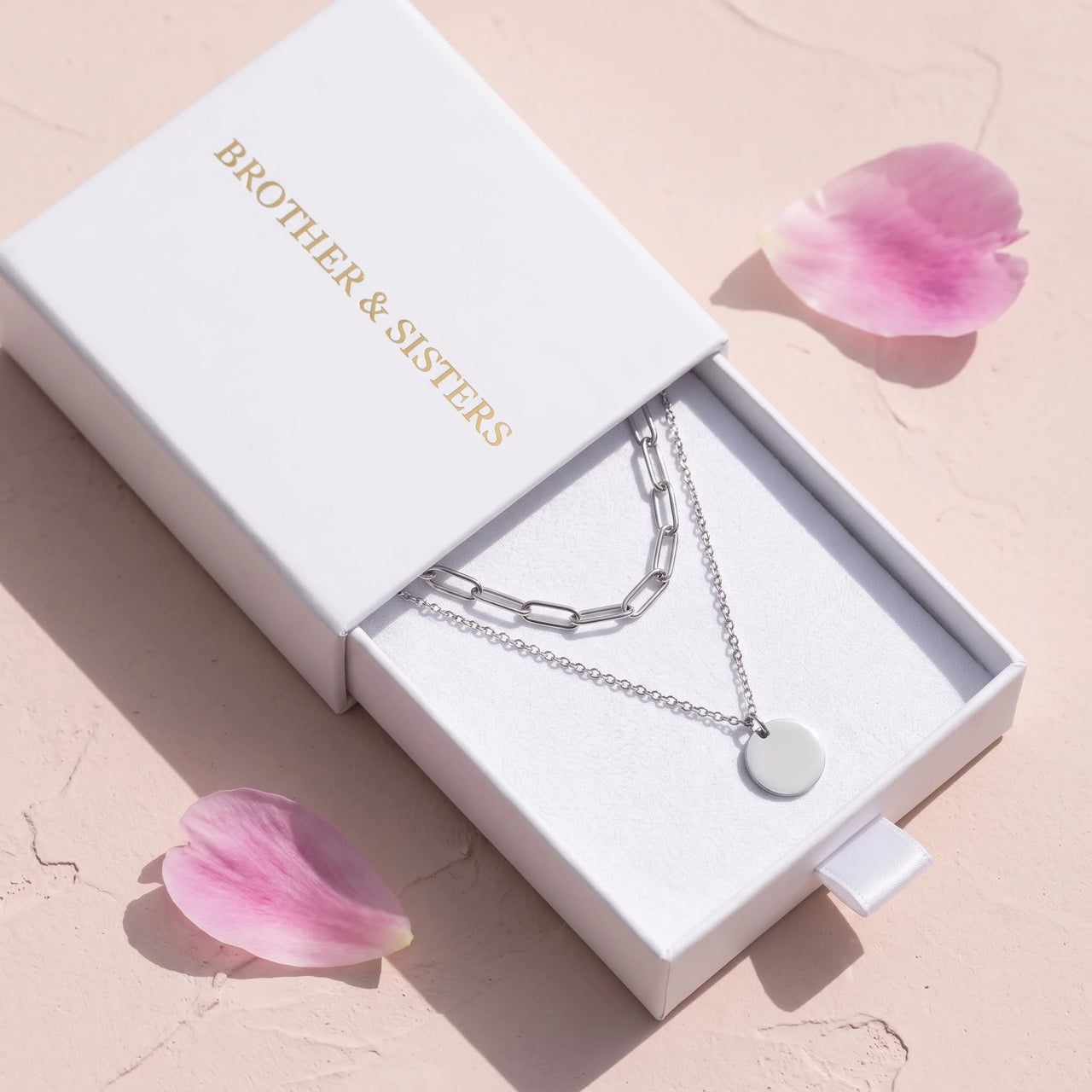 Dubbele ketting — in de cadeaudoos, zilver | SKU: le-tendance-wg