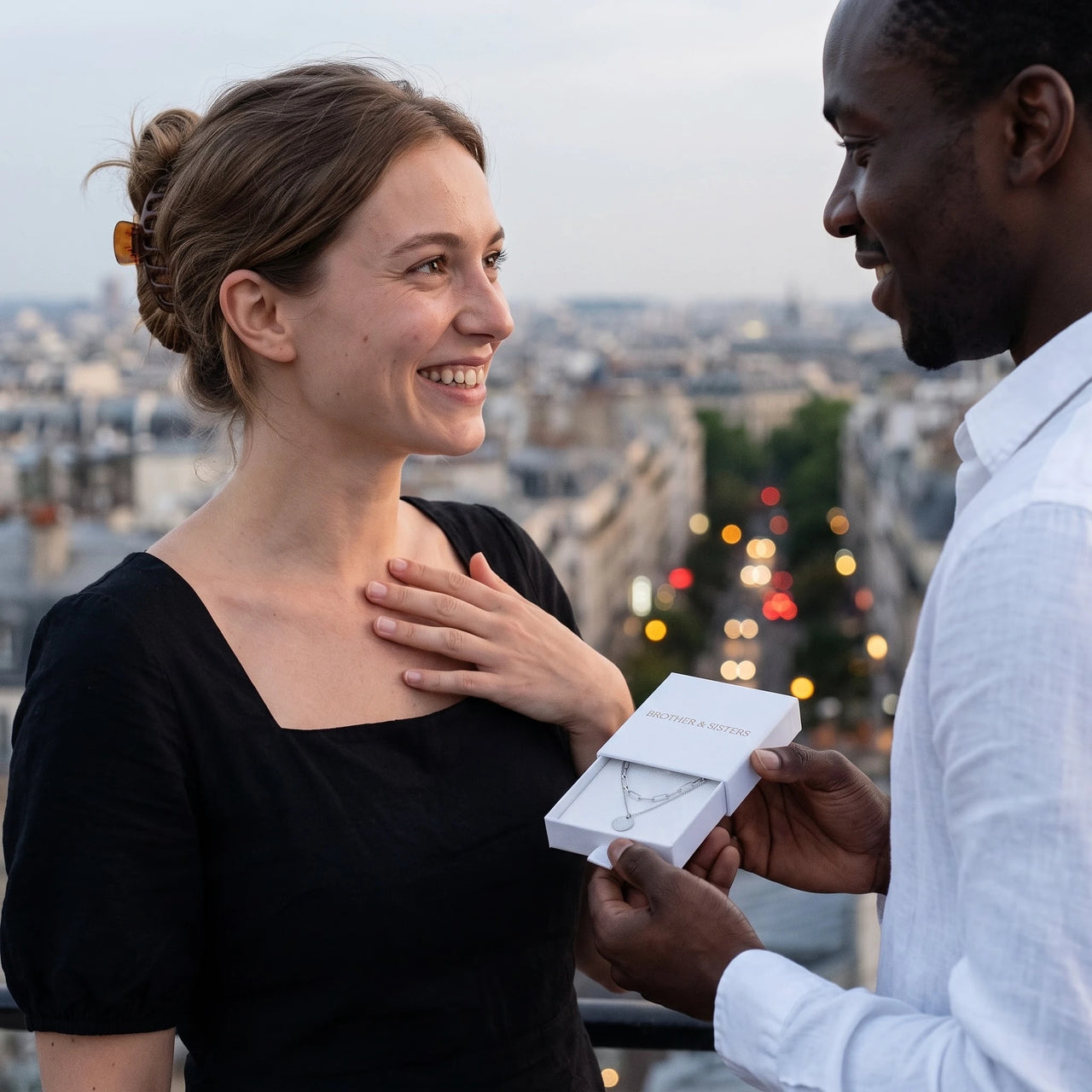Laagjes ketting — cadeau gegeven, zilver | SKU: le-tendance-wg