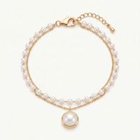 Thumbnail for Armband parels — productfoto op witte achtergrond, goud | SKU: l-epure