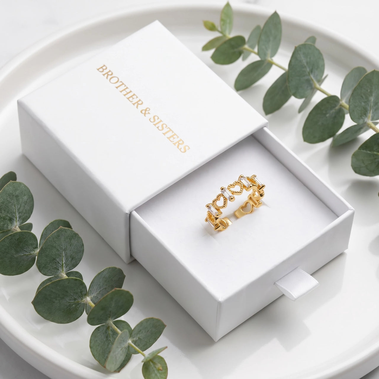 Hart ring — in de cadeaudoos, goud | SKU: lescoeurs