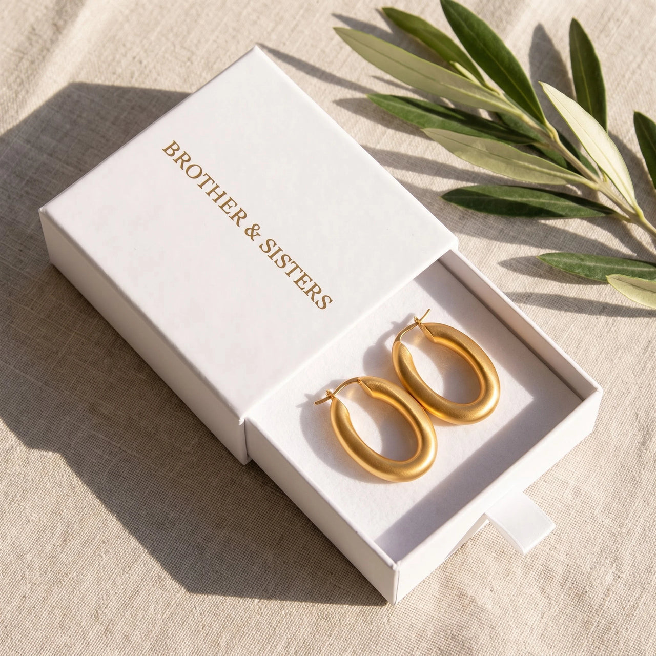 Oorringen — in de cadeaudoos, goud | SKU: lesmates