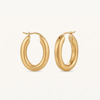 Thumbnail for Oorringen — productfoto op witte achtergrond, goud | SKU: lesmates