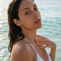 Thumbnail for Geometrische ketting — gedragen in het water, waterproof, rosé goud | SKU: 12791388-rose-gold