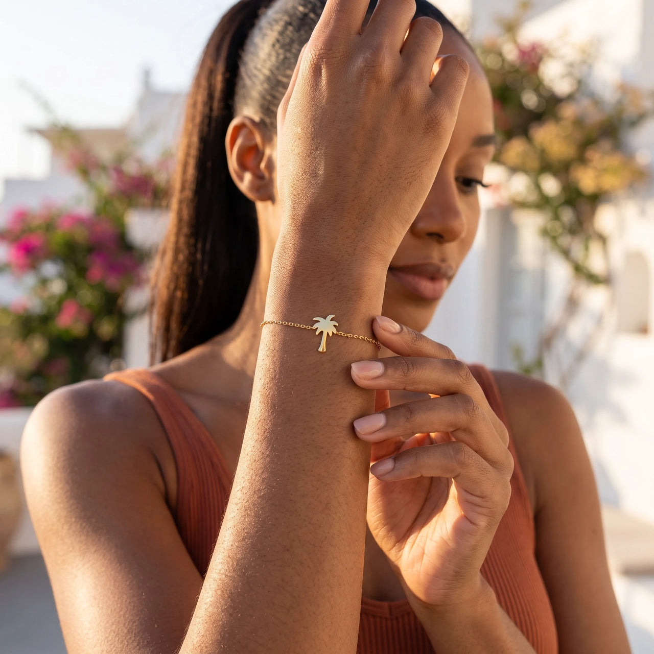 Armband dames — gedragen in het dagelijks leven, goud | SKU: 7819407-gold-color