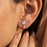 Thumbnail for Oorknopjes — close-up van de details, rosé goud | SKU: 10287609-rose-gold-color