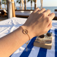 Thumbnail for Waterproof sieraden — gedragen, echte grootte, goud | SKU: 17429078-gold