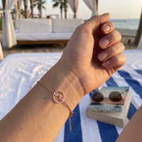Thumbnail for Waterproof sieraden — gedragen, echte grootte, rosé goud | SKU: 17429078-rose-gold