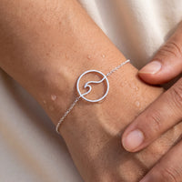 Thumbnail for Golf armband — close-up van de details, zilver | SKU: 17429078-white-gold