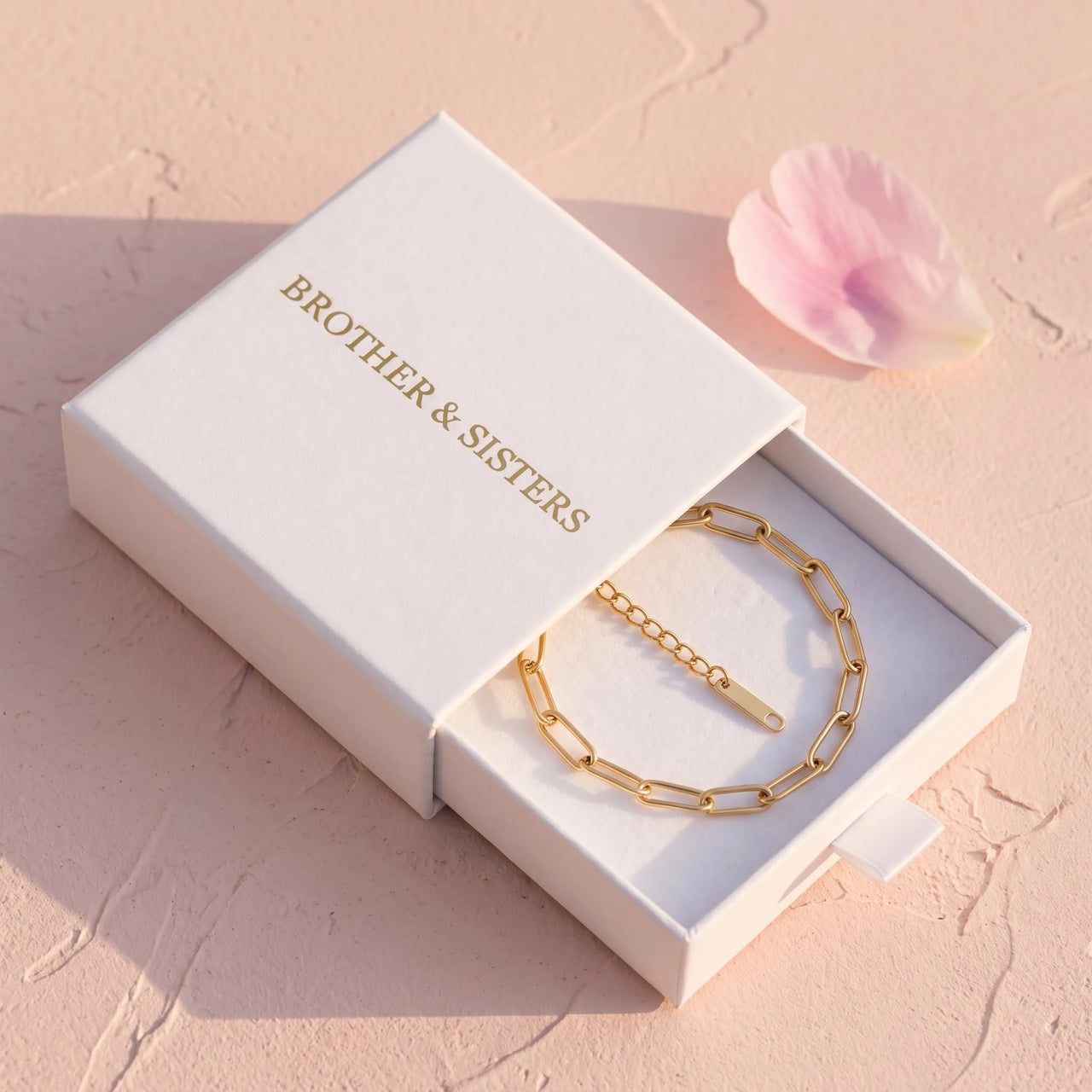 Schakelarmband — in de cadeaudoos, goud | SKU: l-original