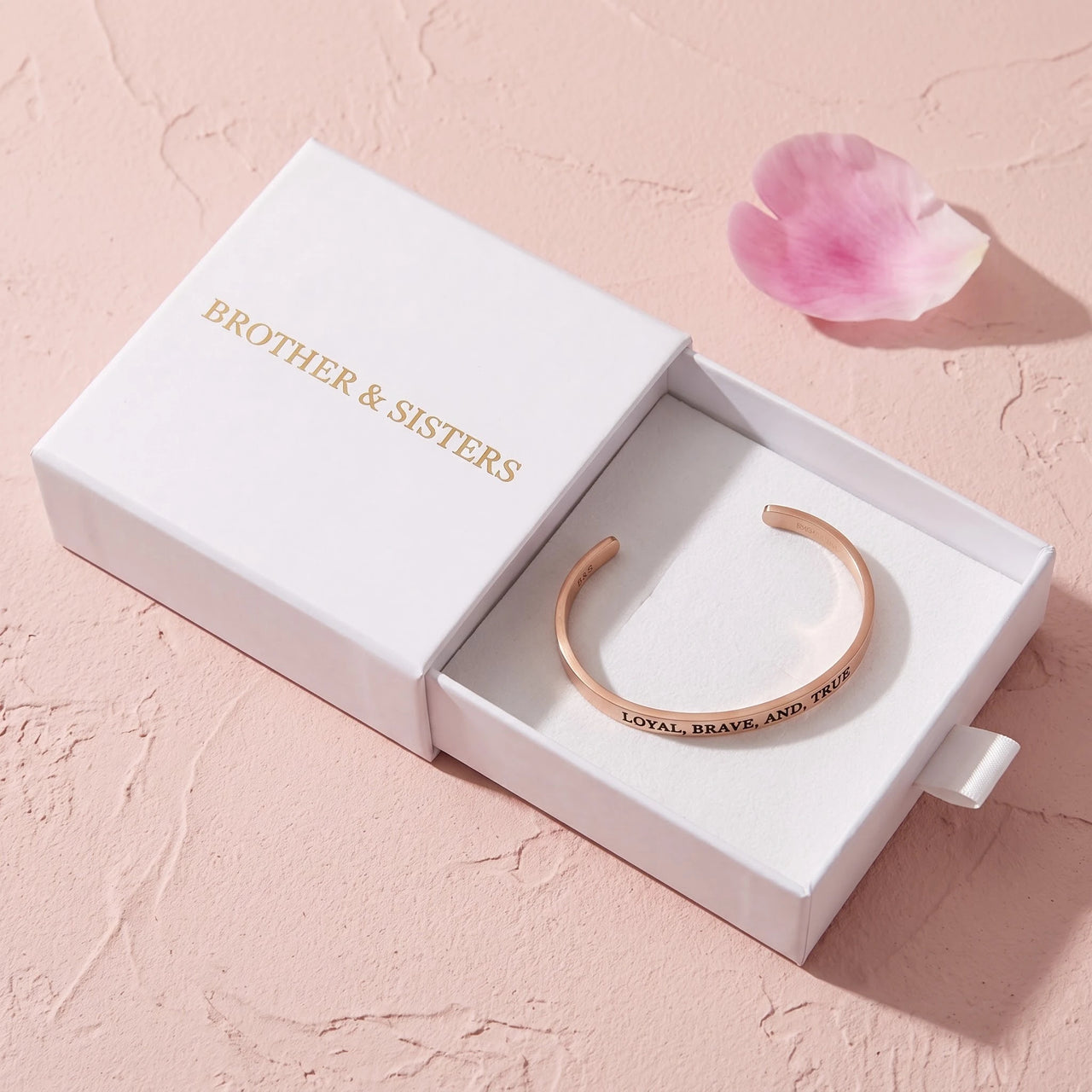 Armband dames — in de cadeaudoos, rosé goud | SKU: lbat-rg
