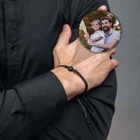 Thumbnail for Classic Photo Bracelet by Brother & Sisters featuring customizable photo charm showcasing cherished moments.