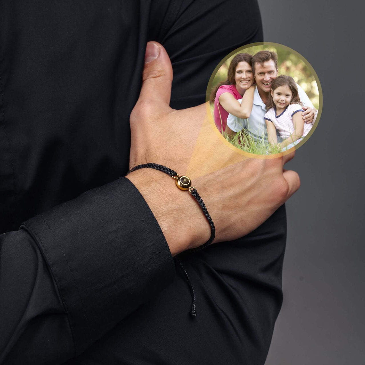 Classic Photo Bracelet showcasing customizable photo charm and handcrafted design by Brother & Sisters.