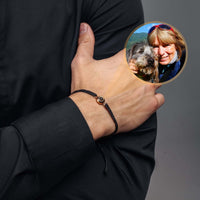 Thumbnail for Classic Photo Bracelet featuring a customizable photo charm, showcasing cherished memories with Brother & Sisters.