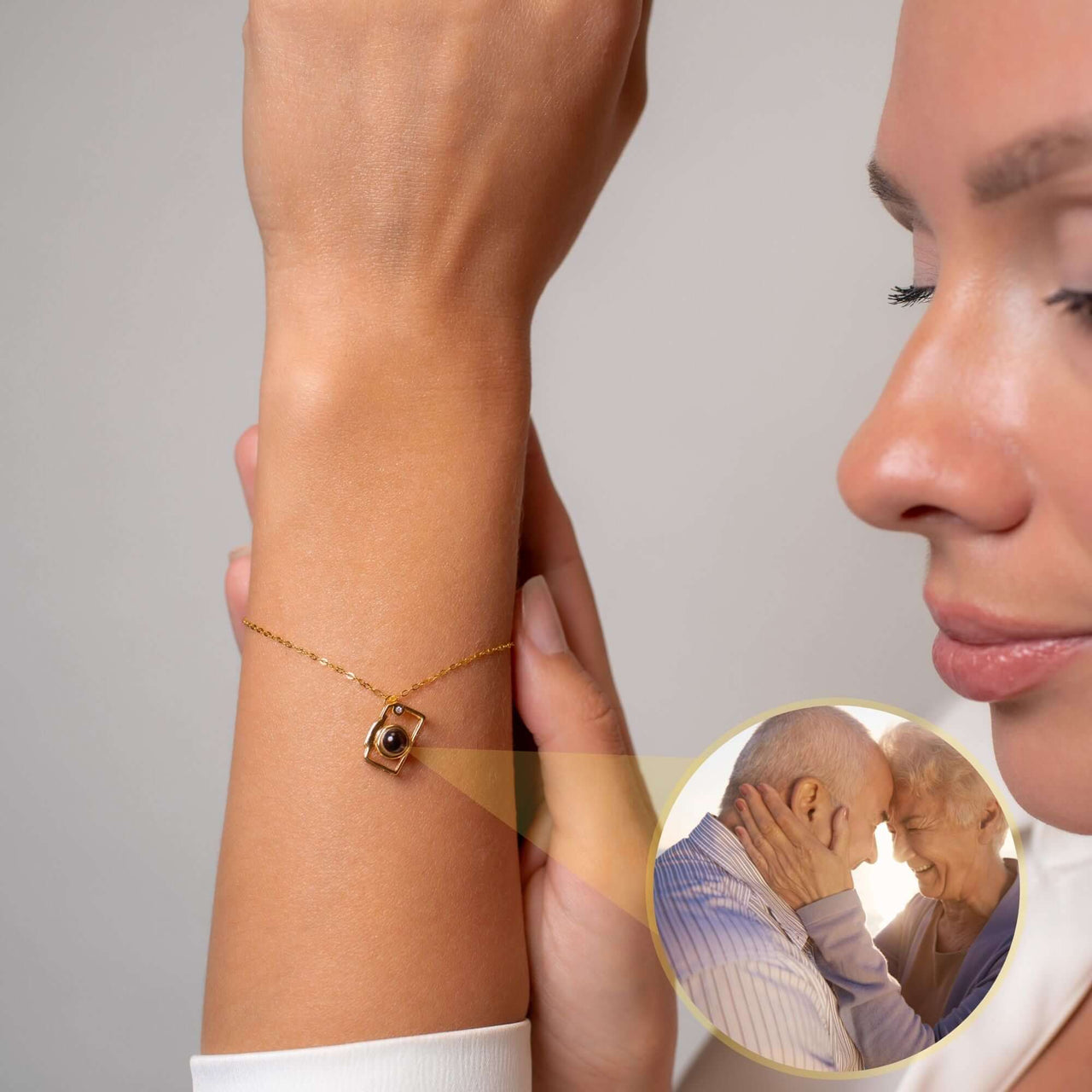 Memories Photo Bracelet featuring a hidden pendant for cherished photos by Brother & Sisters, stylish accessory.