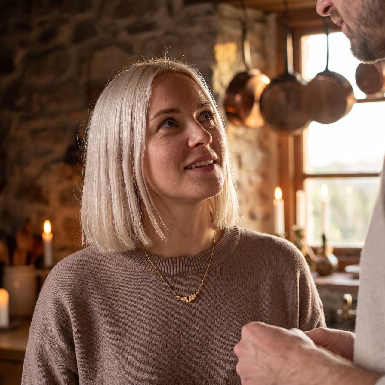 The gold necklace worn every day | SKU: 42002-gold