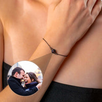 Thumbnail for Photo Personalized Bracelet featuring a custom photo projection, capturing cherished memories with Brother & Sisters.