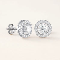 Thumbnail for Silver Circle Earrings, silver stud earrings | SKU: 19991927