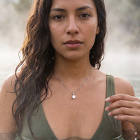 Thumbnail for Silver necklace worn in the water, waterproof stainless steel | SKU: 505665