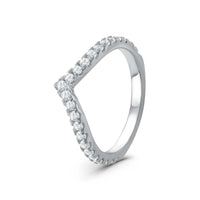 Thumbnail for Silver Minimalist Ring, silver ring, studio packshot | SKU: 10645547-4.5-silver