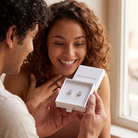 Thumbnail for He surprises her with the silver ring in its gift box | SKU: 22683128