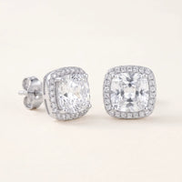 Thumbnail for Silver Timeless Earrings, silver stud earrings | SKU: 505185-white