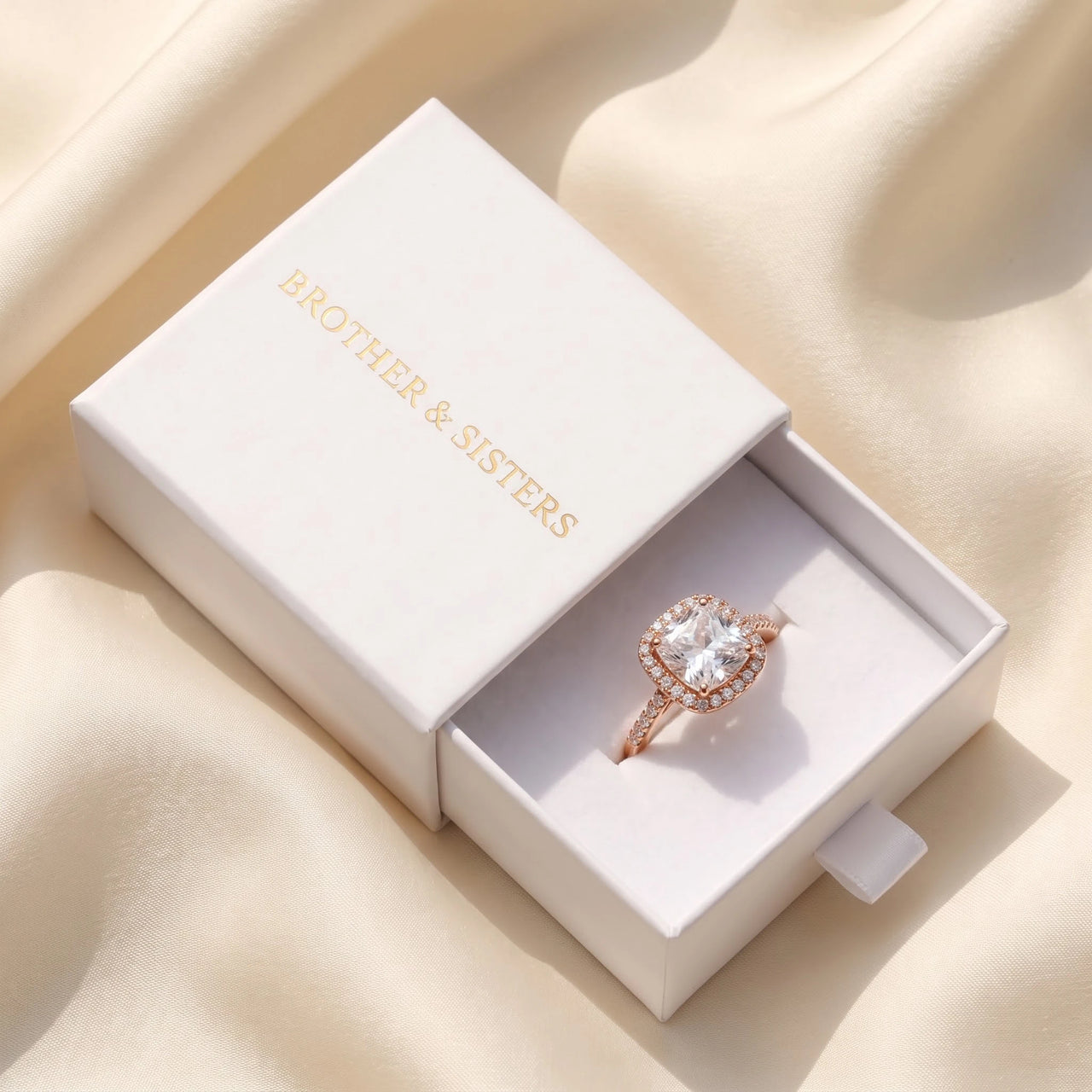 Verlovingsring — in de cadeaudoos, rosé goud | SKU: 497131-4.5-rose-gold