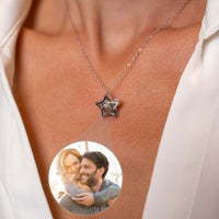 Thumbnail for Star Photo Necklace by Brother & Sisters showcasing cherished memories in a stylish star pendant.
