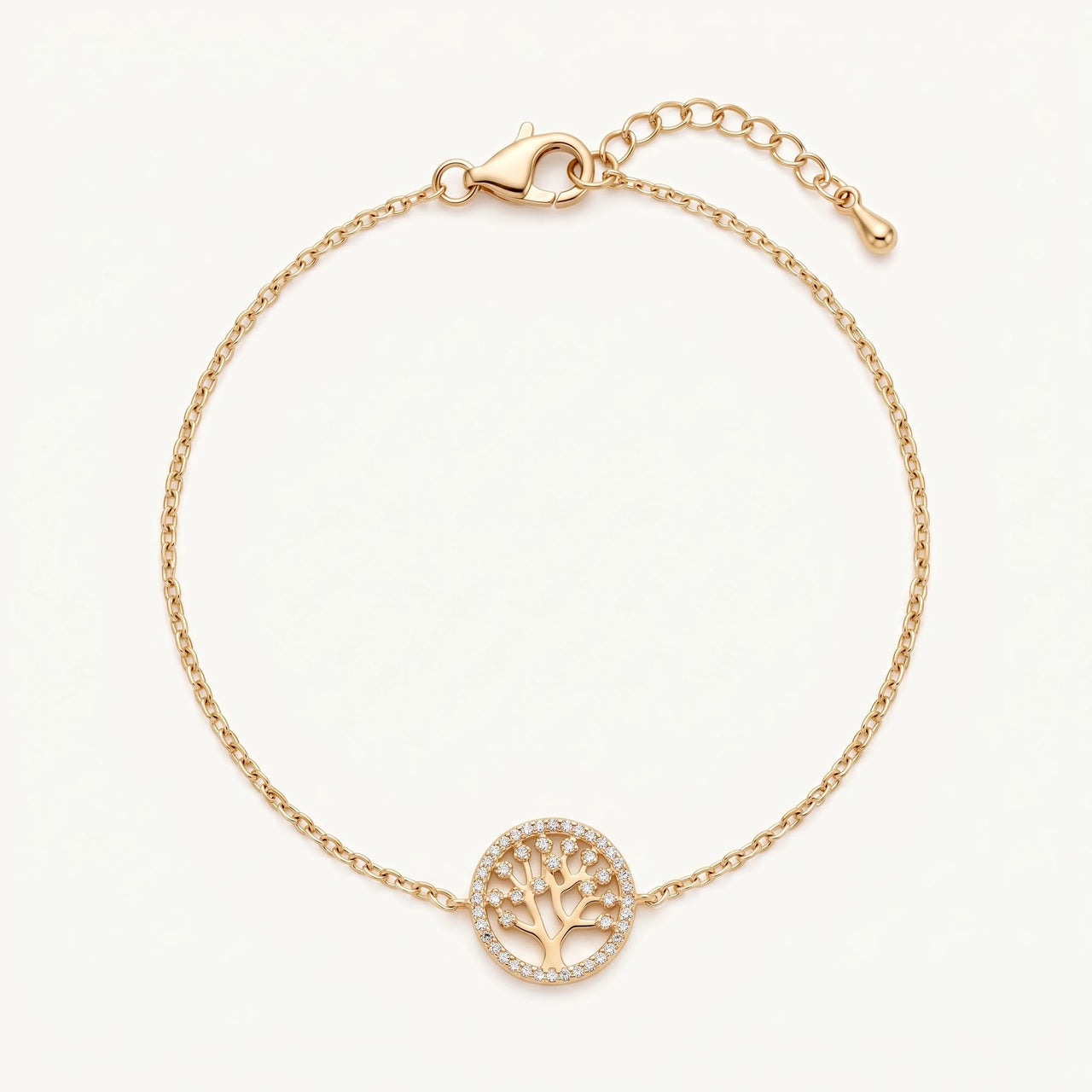 Waterproof sieraden — productfoto op witte achtergrond, goud | SKU: 18963309-gold