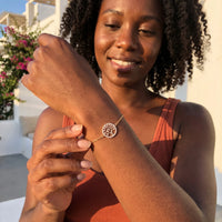 Thumbnail for Levensboom armband — gedragen in het dagelijks leven, goud | SKU: 18963309-gold