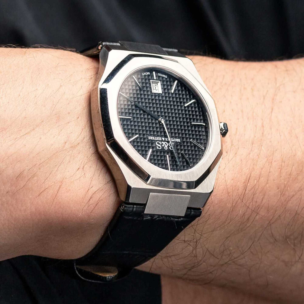 Black Signature - Mens Watch - Mens Designer Watch - Swiss Watch - Luxury Watch For Men Men Watch Brother & Sisters