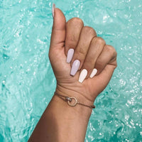 Thumbnail for Bracelet with Joined Rings & Crystals - Women's Bracelet - Rose Gold Bracelet Bracelet Brother & Sisters