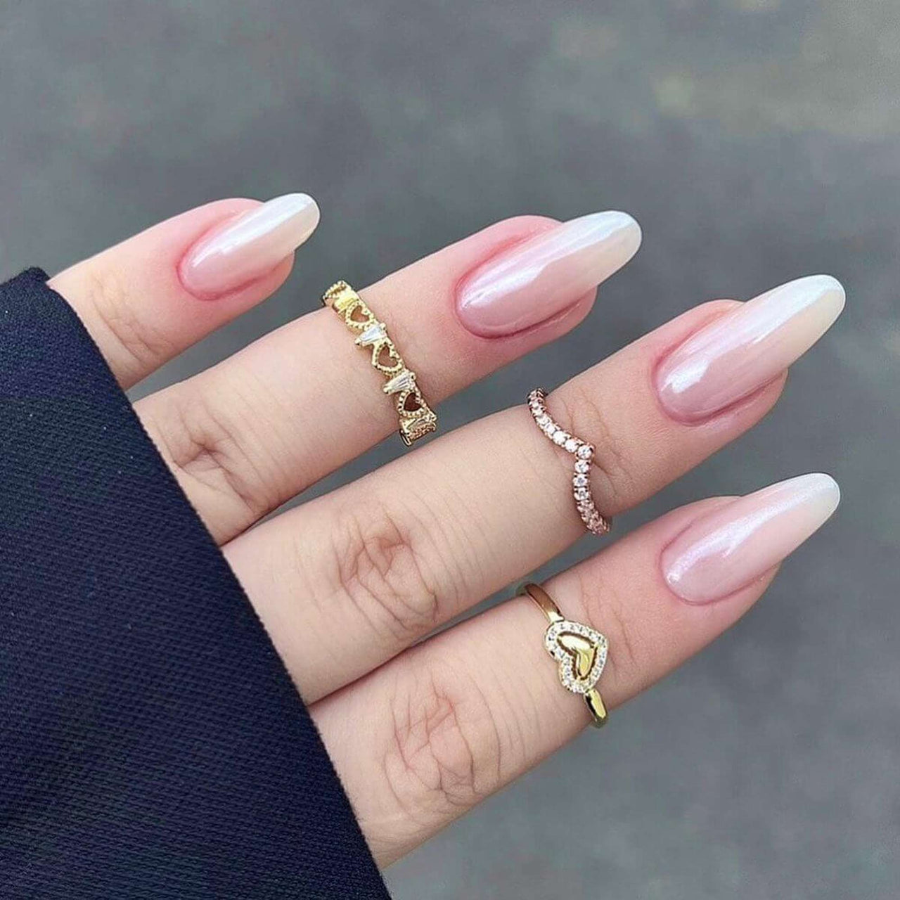 Gold Ring for Women - Stainless Steel Ring - Woman Ring - The Heart Ring Ring Brother & Sisters