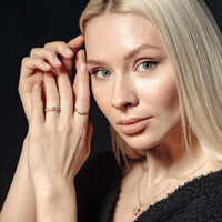 Thumbnail for Gold Ring for Women - Stainless Steel Ring - Woman Ring - The Zigzag Ring Brother & Sisters