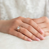 Thumbnail for Silver Circle Ring - Promise Ring - Silver Ring - Engagement Ring for Women Ring Brother & Sisters