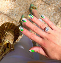 Thumbnail for Silver Circle Ring - Promise Ring - Silver Ring - Engagement Ring for Women Ring Brother & Sisters