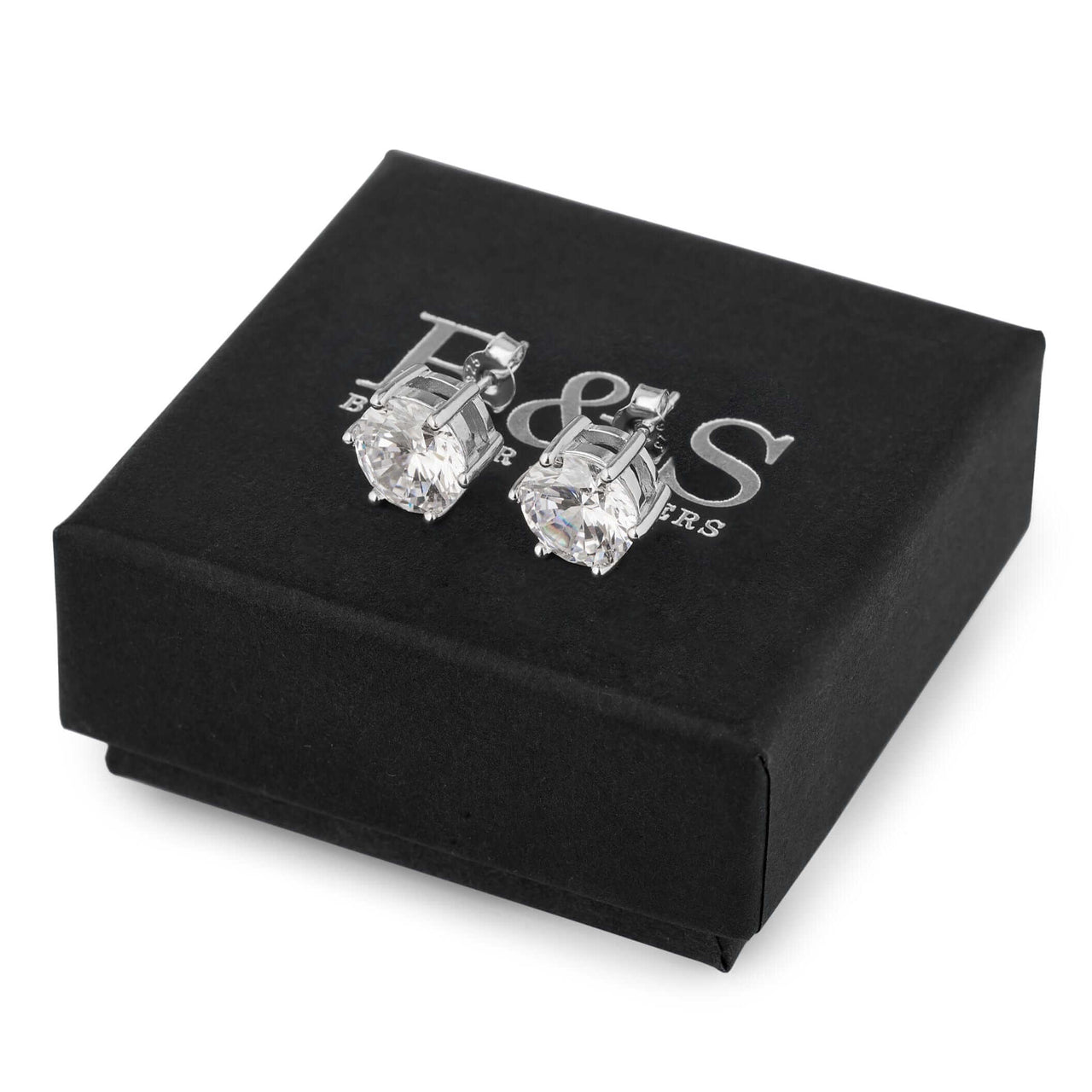Silver Classic Earrings - Sterling Silver Earrings For Women - Silver Stud Earrings Earrings Brother & Sisters