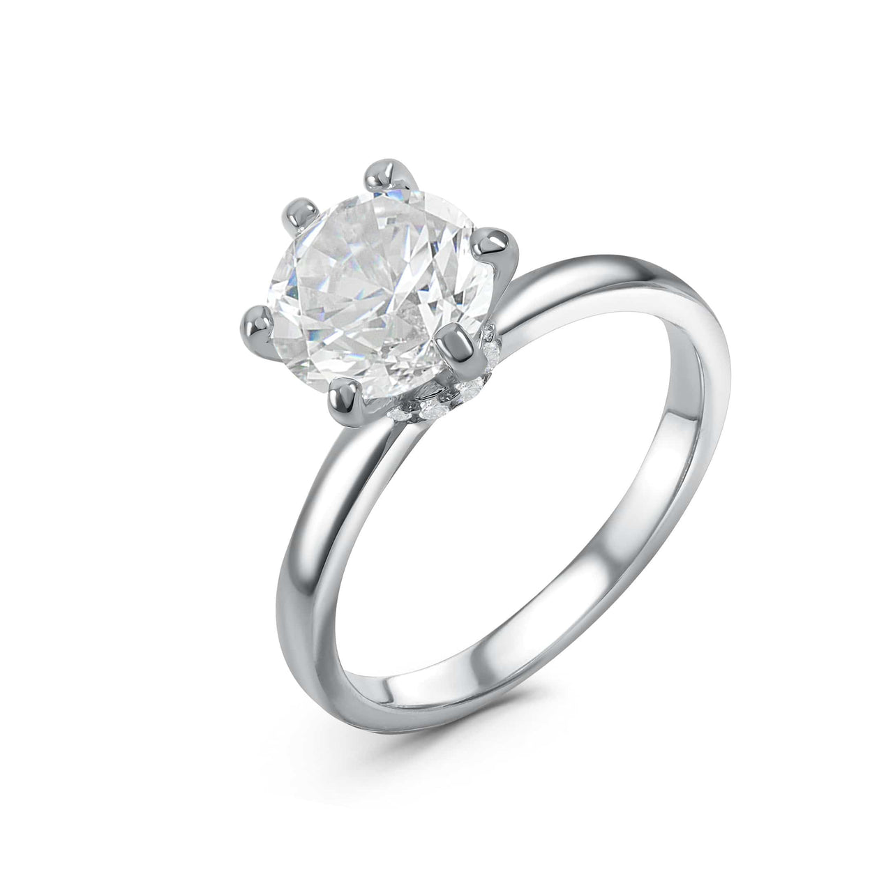 Silver Classic Ring - Promise Ring - Silver Ring - Engagement Ring for Women Ring EU: 48 / US: 4.5 Brother & Sisters