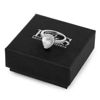 Thumbnail for Silver Drop Ring - Promise Ring - Silver Ring - Engagement Ring for Women Ring Brother & Sisters