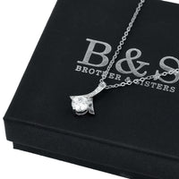 Thumbnail for Silver Gem Necklace - Silver Necklace Women - Women’s Necklace Necklace Brother & Sisters