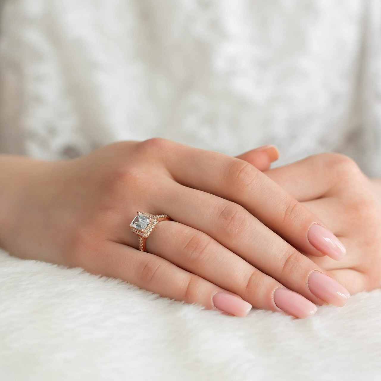 Silver Rectangle Ring - Promise Ring - Silver Ring - Engagement Ring for Women Ring Brother & Sisters