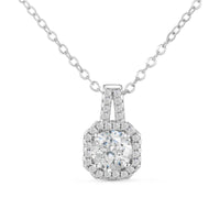 Thumbnail for Silver Square Necklace - Silver Necklace Women - Women’s Necklace Necklace Brother & Sisters