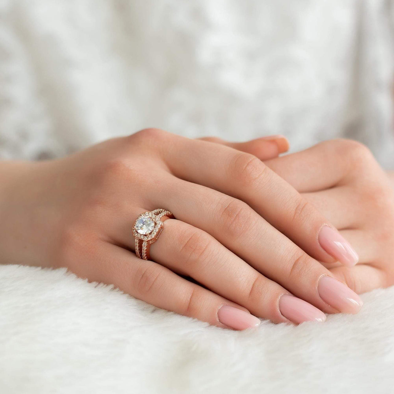 Silver Square Ring - Promise Ring - Silver Ring - Engagement Ring for Women Ring Brother & Sisters