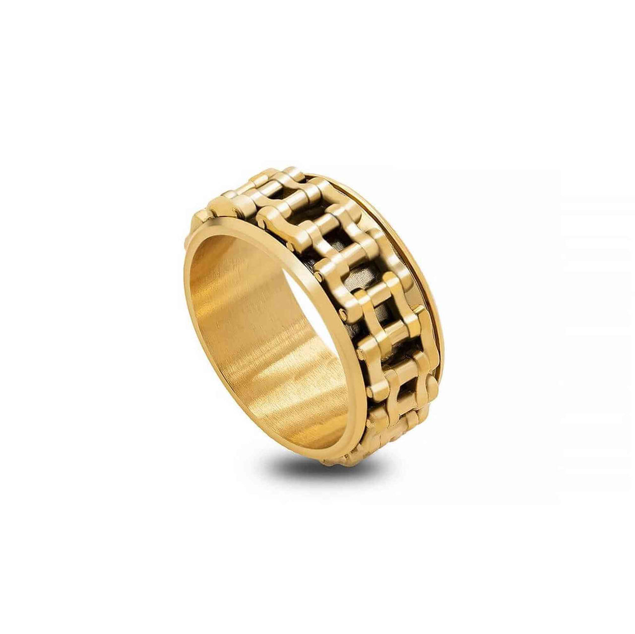The Masculine Ring - Men's Ring - Signet Ring - Band Ring Ring EU: 57 / US: 8 / 18k Gold Brother & Sisters