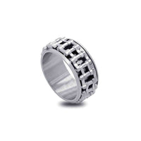 Thumbnail for The Masculine Ring - Men's Ring - Signet Ring - Band Ring Ring EU: 57 / US: 8 / Silver Brother & Sisters